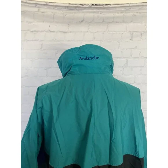 Vintage Columbia Mens XL Colorblocked WindbreakerCollared Jacket - Picture 6 of 9